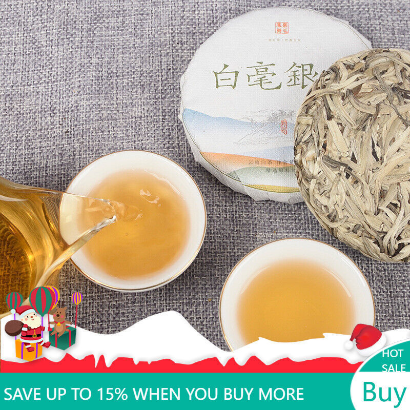 Yunnan White TeaBaihaoyinzhen White Hairs Large Buds Organic Single Bud Tea 100g