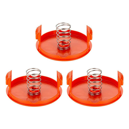 3× Spool Cap & Spring For Black & Decker CST1000 CST1100 CST1200 String Trimmer