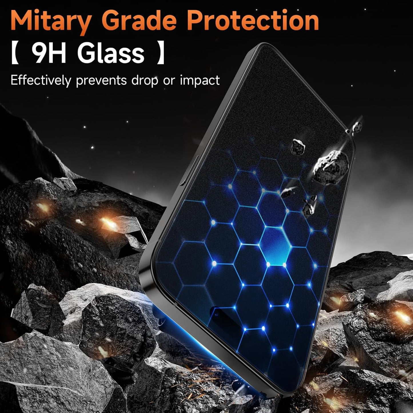2 Pack for Iphone 17 Pro Max Matte Screen Protector Glass, anti Glare, anti Fing