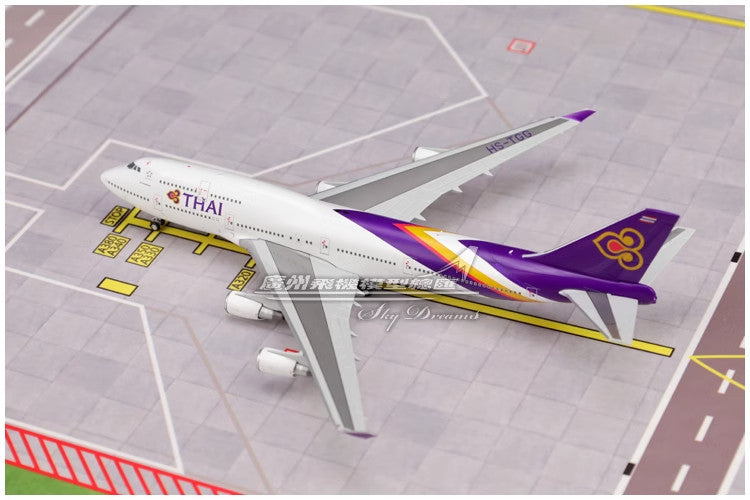1:400 JC Wings THAI BOEING 747-400 Passenger Airplane Diecast Aircraft Model
