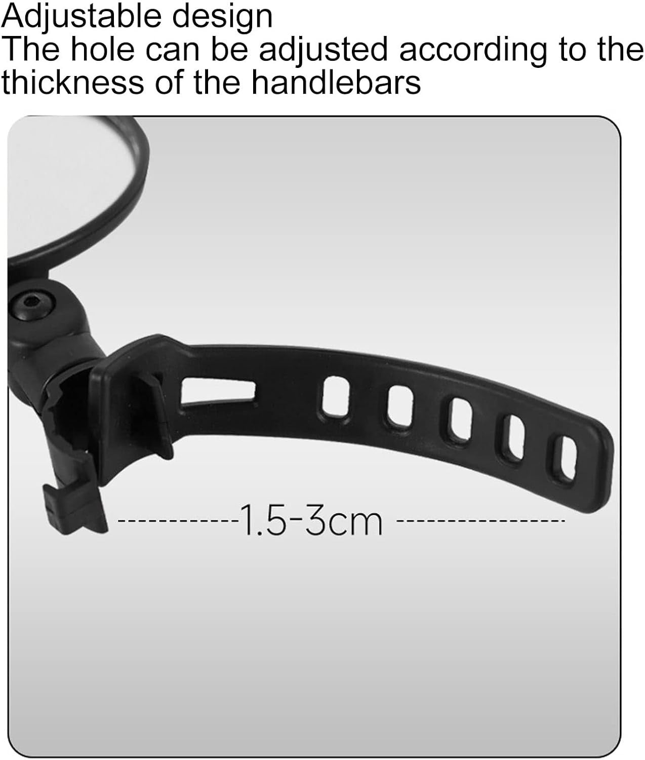 Bike Mirror Rotaty Round MTB Road Handlebar Bicycle Rear View Glass Cycling Lot