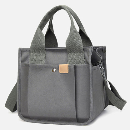Women Canvas Casual Bag Adjustable Shoulder Strap Handbag Cross Body Bag Tote