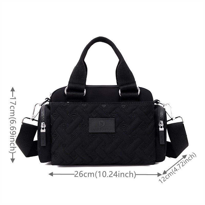 Women Waterproof Nylon Shell Crossbody Tote Handbag Bags Travel Shoulder Purse