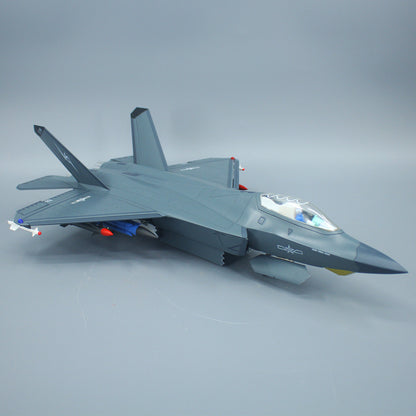 1:30 50CM J-35 Shipborne Fighter Plane Diecast Military Aircraft Airplane Model