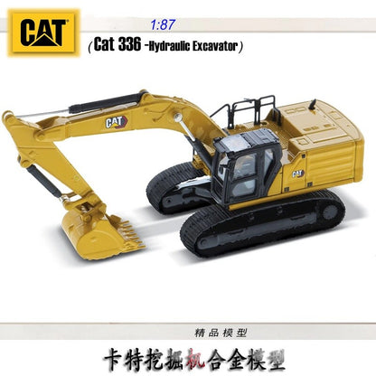 1:87 DM CAT336 Hydraulic Excavator Contruction Machine Equipment Diecast Model