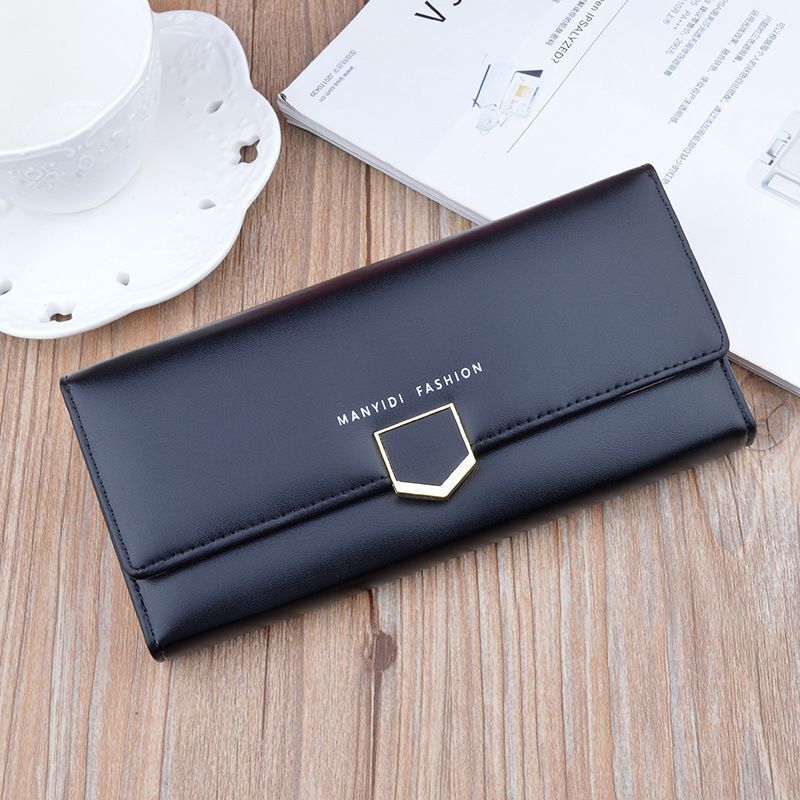 Synthetic Leather Wallets Hasp Money bags Zipper Coin Purse Cards Holder Pouch