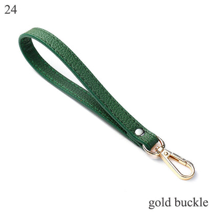 PU Leather Wallet Strap Replaceable Handbag Metal Bag Wrist Strap Key Belt