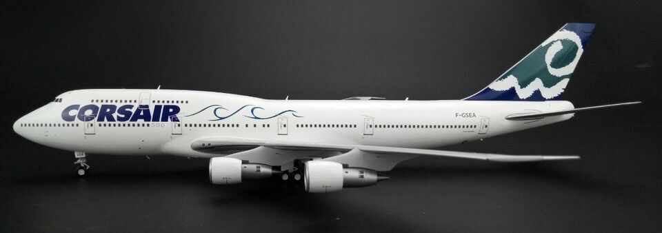 1:200 35CM JC WINGS CORSAIR BOEING 747-300 Passenger Airplane Diecast Model