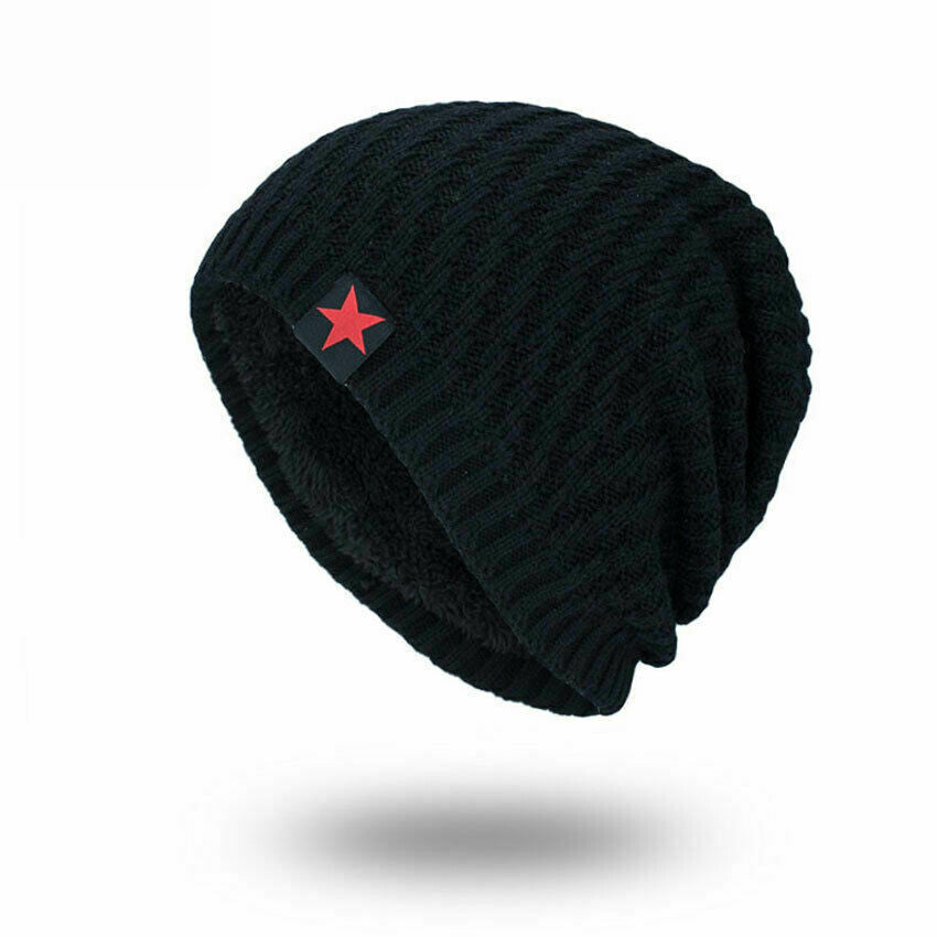 Fashion Soft Cap Men's Hat Beanie Hat Autumn Winter Cap Wool Knitted Warm Hats