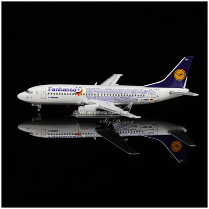 1:400 JC Wings Lufthansa Boeing 737-300 Passenger Plane Diecast Aircraft Model