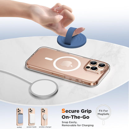 Magnetic Phone Grip Ring Holder, Liquid Silicone Magnet Cell Phone Grip Finger L