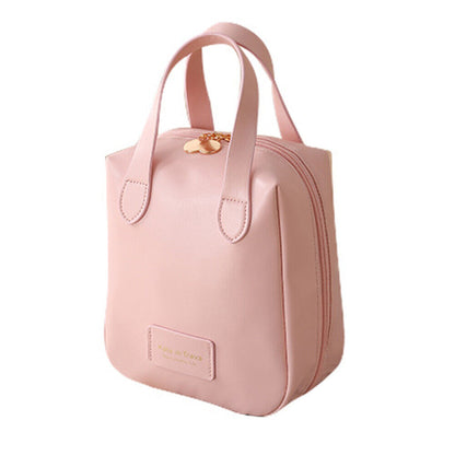 Handbag Travel Cosmetic Bag Square Pillow Bag Storage Bag Makeup Bag Wash Bag PU