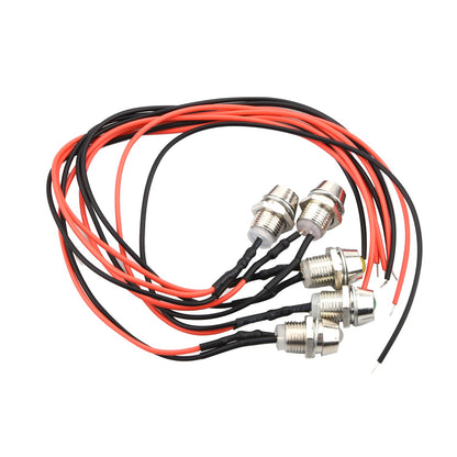 5Pcs 22cm Multi Colors Car LED Indicator Light Bulb Warning Light Lamp I