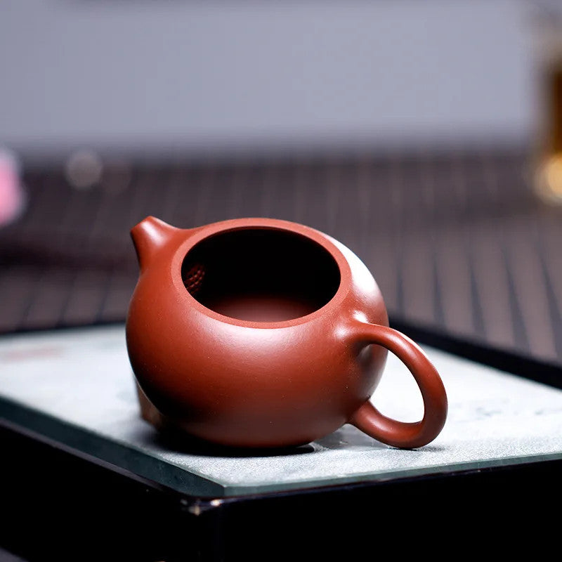 200ml Traditional Xishi Pot Chinese Handheld Kettle Kung Fu Zisha Tea Set