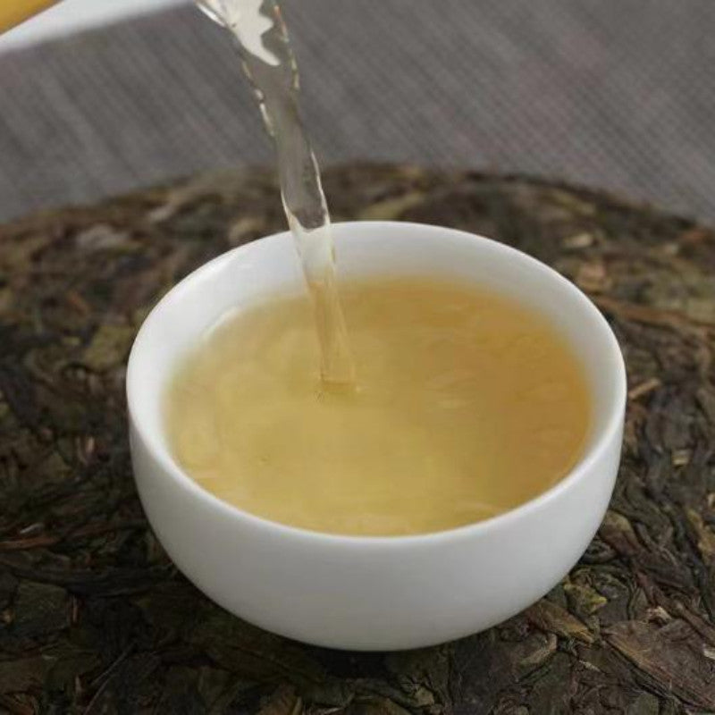357g Puerh Raw Tea Banzhang Big Leaf Pu-erh Tea Cake Yunnan Old Tree Pu'er Tea