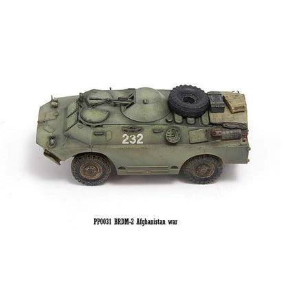 1/72 Soviet BRDM-2 wheeled armored vehicle BRDM2 model Afghanistan war