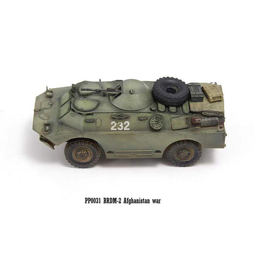 1/72 Soviet BRDM-2 wheeled armored vehicle BRDM2 model Afghanistan war