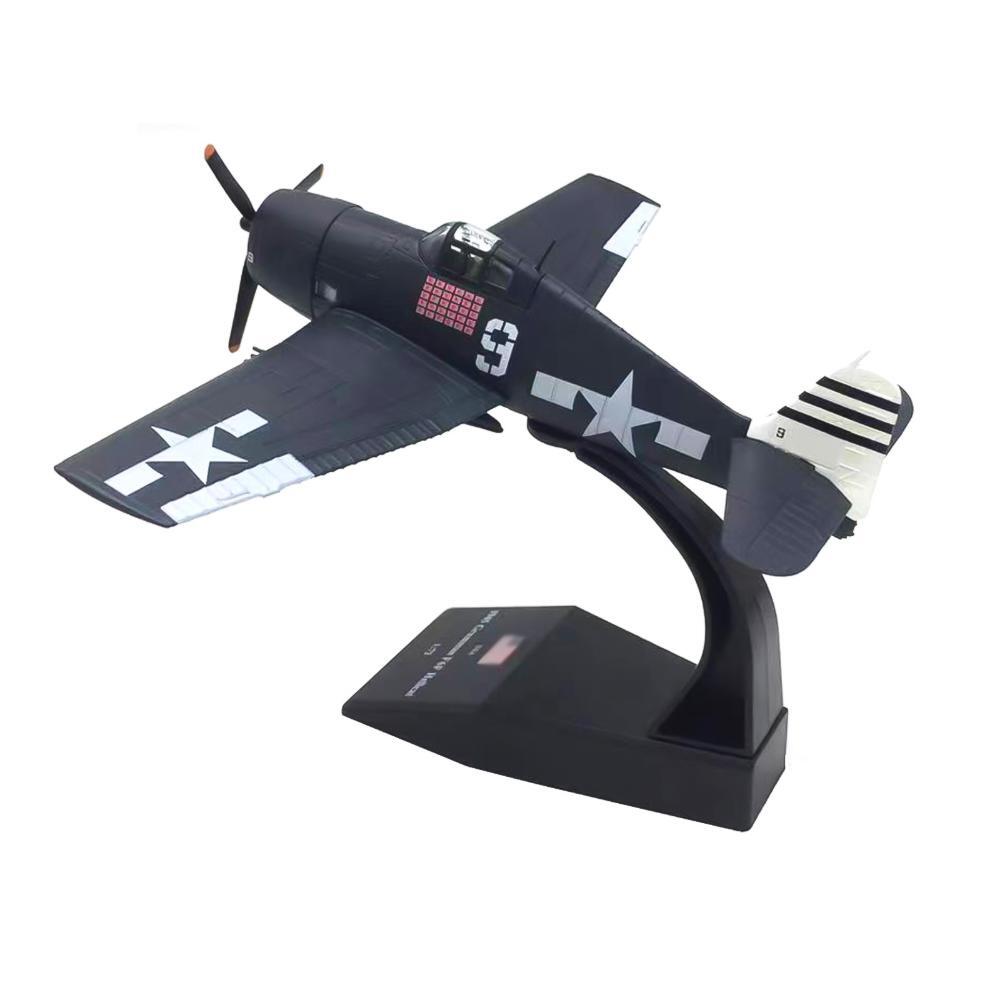 1:72 WWII U.S. F6F Hellcat Shipboard Fighter Alloy Aircraft Model Military Plane