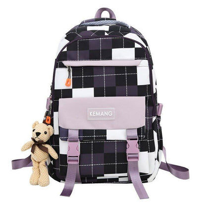 Cute Large Backpack Waterproof Nylon Schoolbag Laptop Traveling Bags 42*29*14 CM