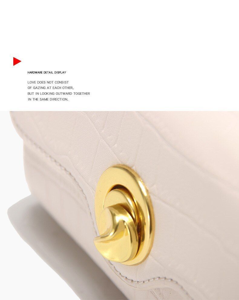 One Shoulder Handbag Crossbody Pearl Bead Handle Bags Elegant Small 17*10*7*4 CM