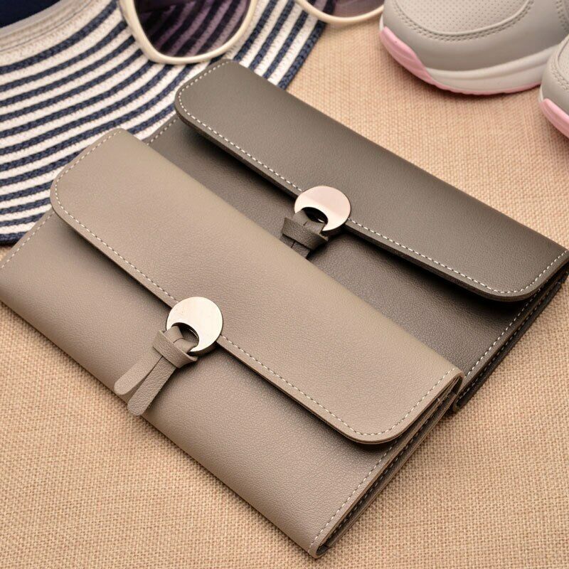 Women Leather Wallet Rfid Design Lady Party Clutch Bag Fashion Long Purse Gifts