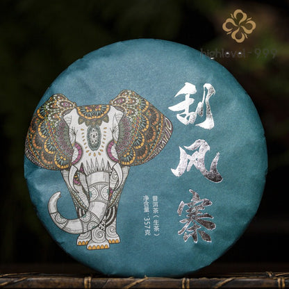 357g Raw Pu'er Tea Cake Yunnan Yiwu Guafengzhai Ancient Tree 2021 Spring Tea