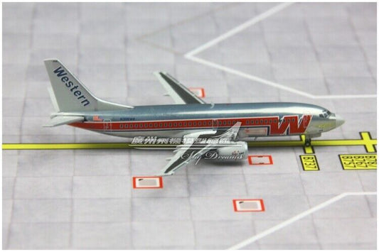 1:400 GeminiJets Western BOEING 737-300 Passenger Airplane Diecast Plane Model