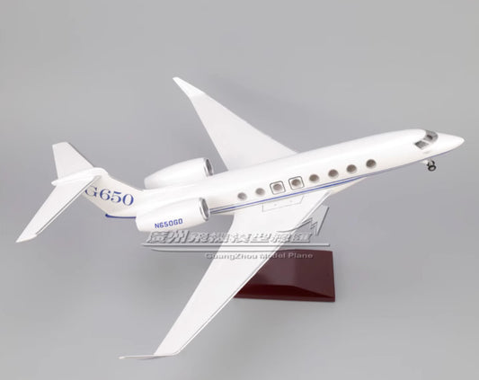 45CM 1:50 Gulfstream G650 Business Airplane Landing gears Resin Aircraft Model