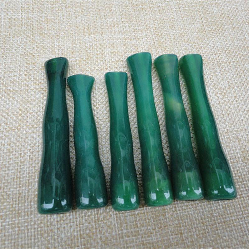 Natural Brazil agate jade bamboo filter cigarette holder washable 1pc