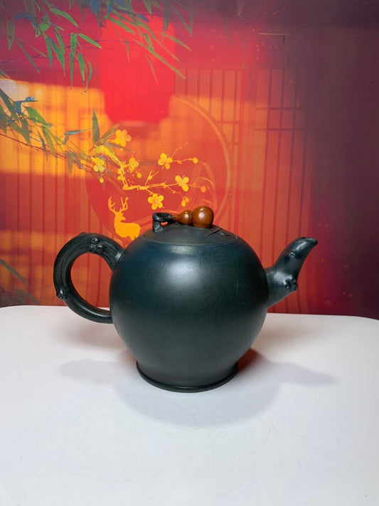 Chinese Yixing Zisha Clay Handmade Exquisite Teapot 品名：葫芦 底款: 如图