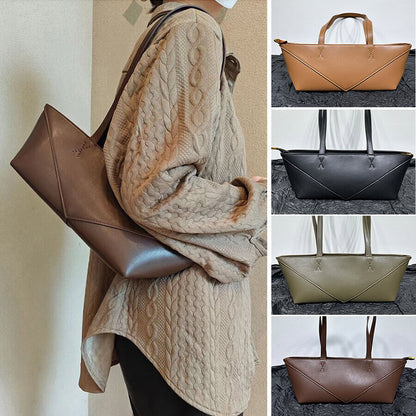 Small Real Leather Fold Shoulder bag Tote Handbag Fashion Purse Top Handles