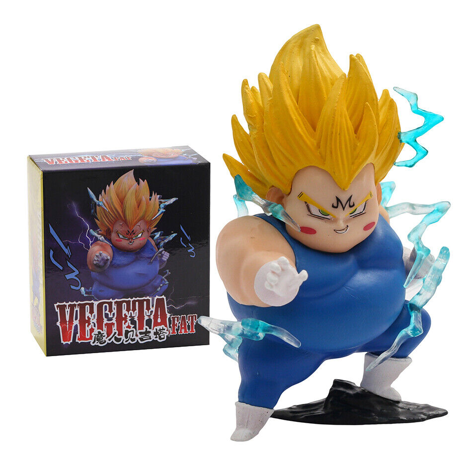 Dragon Ball Super Saiyan Son Goku Vegeta PVC Action Figure Model Toy Fat Version