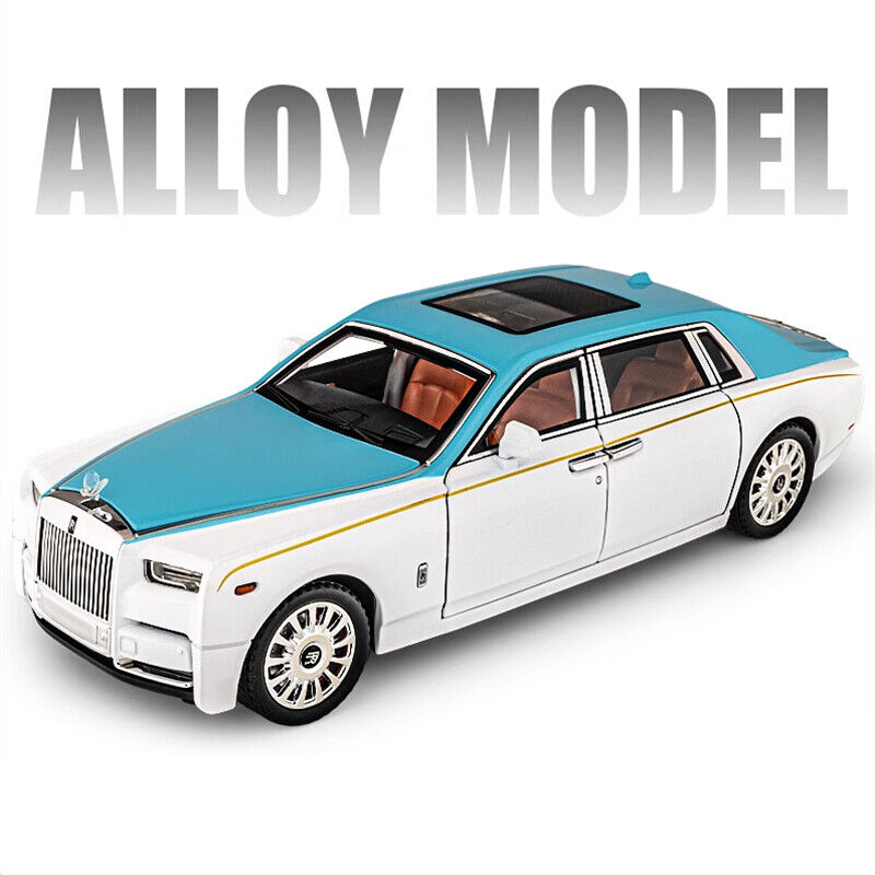 1:18 Rolls-Royce Phantom Diecast model Car Toy Vehicle Sound Light Kids Gifts