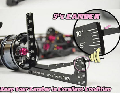 3 in 1 Up Camber Gauge Tool Set Aluminium Alloy For 1/8 1/10 RC Car Truck