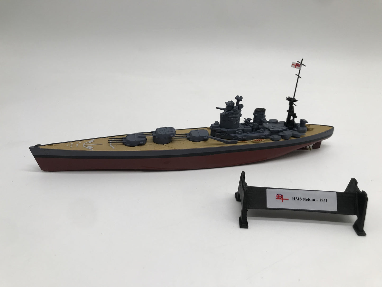 1/1000 HMS Nelson battleship during World War II Model