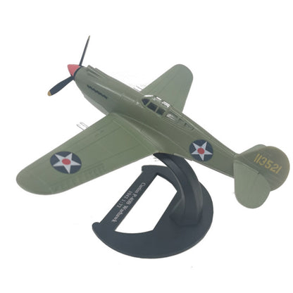 13.5cm 1:72 WWII P-40B WARHAWK FIGHTER 1942 US Aircraft Model Military Ornaments