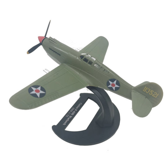 13.5cm 1:72 WWII P-40B WARHAWK FIGHTER 1942 US Aircraft Model Military Ornaments