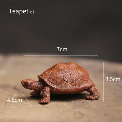 Purple Clay Tea Accessories Turtle Tea Pet Home Decor