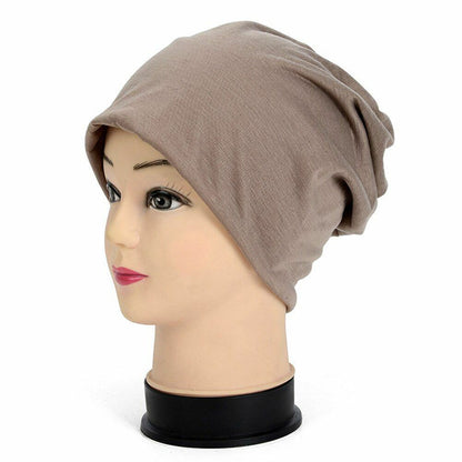 Unisex New Winter Hat Cotton Solid Warm Knitted Caps Beanies Streetwear Fashion
