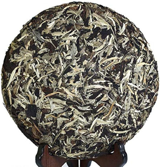 Yunnan Organic Moonlight Beauty White Buds Pu'er Pu Erh Tea Raw Cake Puer 357g