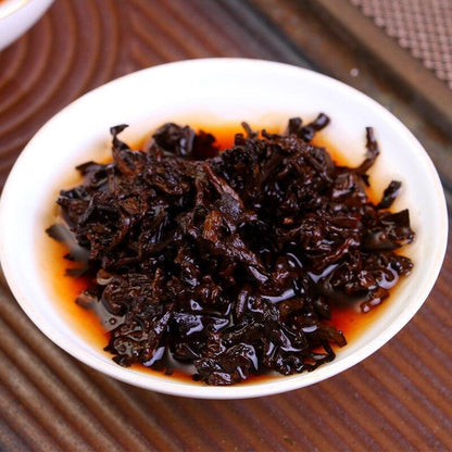 500g Menghai Puerh High Mountain Shu Tea Dragon Pearl Tea Tuocha Tea Ripe Puerh