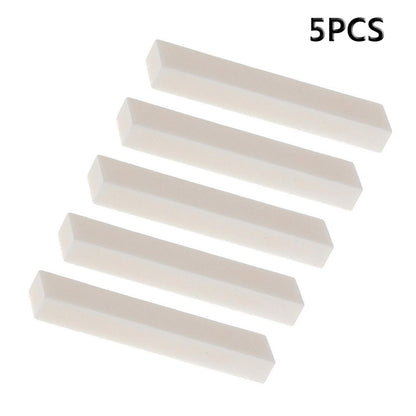 5Pcs Guitar Bone Nut Blank 2.04*0.39*0.23' Ukulele Luthier Saddle Bass Builder
