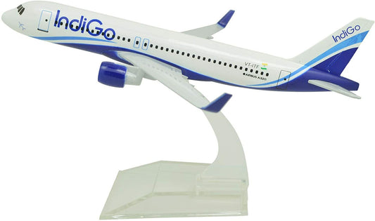 1:400 16cm Airbus A320 Indigo Airlines Metal Airplane Model Plane Toy Plane