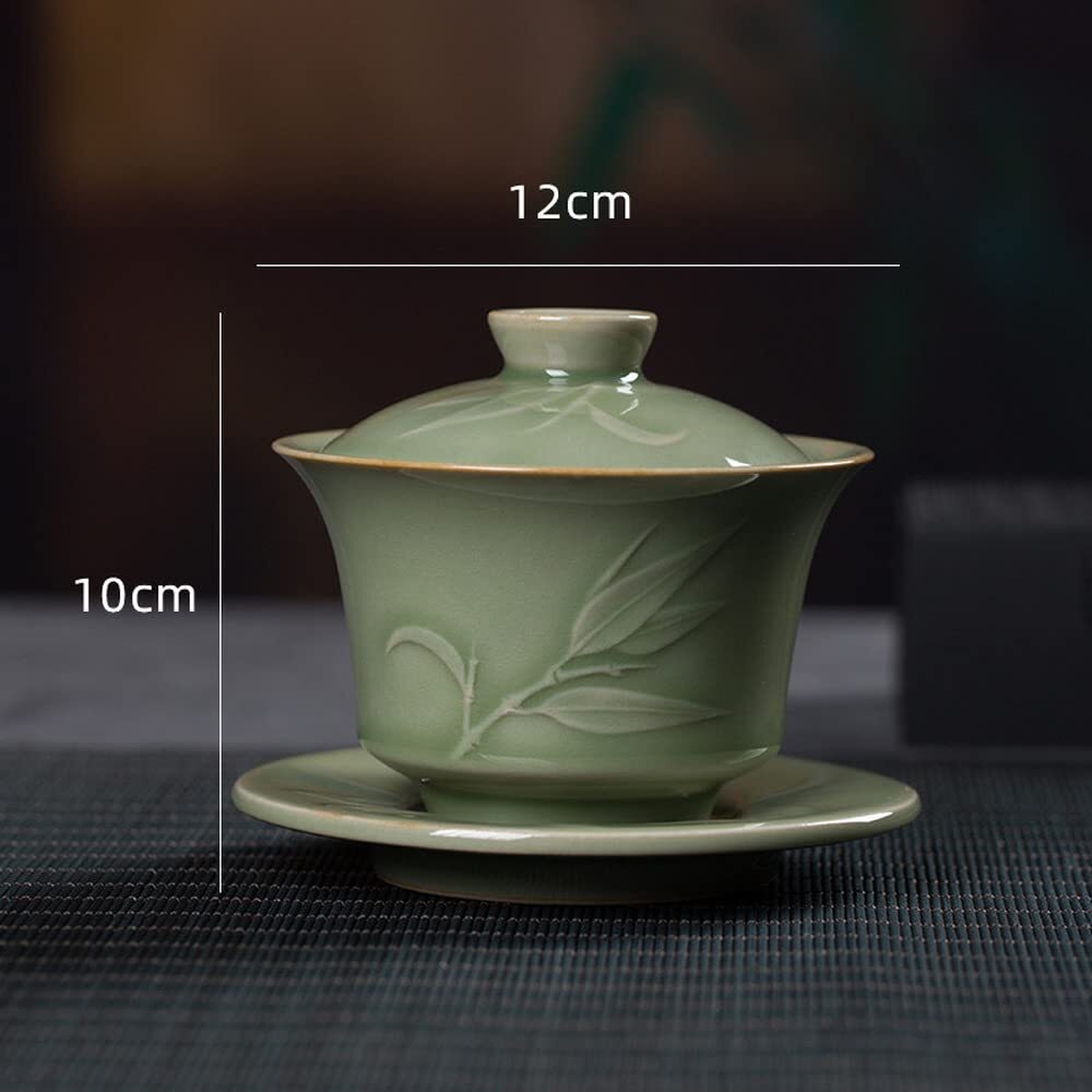 180ml Ceramic Tea Bowl Kung Fu Tea Set Chinese Home Gaiwan Tea Tureen Decor