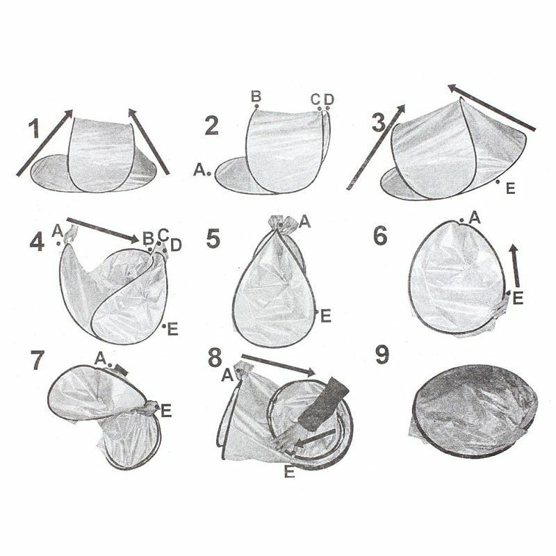 Beach Tent Pop-Up Outdoor Camping Portable Summer Sun shelter Anti UV Waterproof