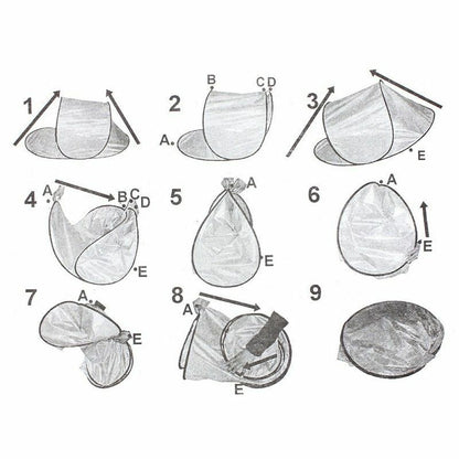 Beach Tent Pop-Up Outdoor Camping Portable Summer Sun shelter Anti UV Waterproof