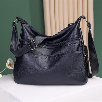 Synthetic Leather Crossbody Bag Retro Handbag Soft Crossbody Bag Polyester 1 PC