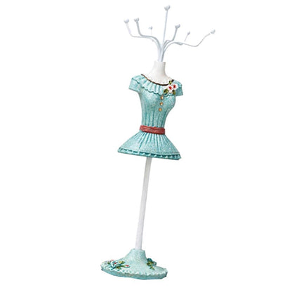 Jewelry Display Holder Resin Mannequin Dress Necklace Earring Bracelet Organizer