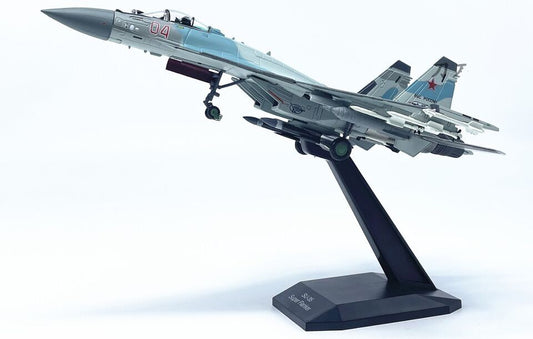 1:100 MILITARY China Air Force SU-35 Super Flanker Fighter Diecast Plane Model