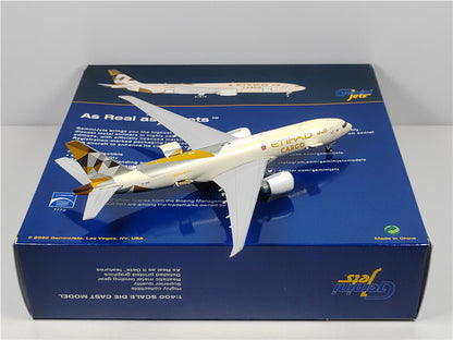 GeminiJets Etihad Air Cargo FOR BOEING B777-200F A6-DDE 1:400 Aircraft Model